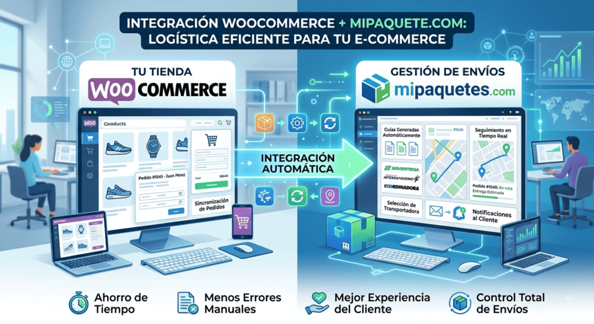 integracion de mipaquete.com con woocommerce