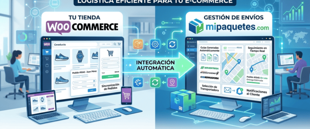 integracion de mipaquete.com con woocommerce